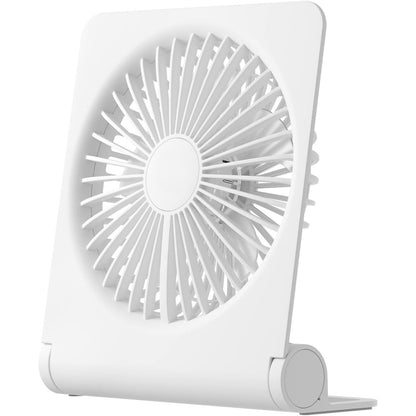 Misopily Rechargeable 4500 mAh Portable Desk Fan – USB‑C Foldable Mini Fan with 160° Tilt, Ultra‑Quiet Brushless Motor, 4 Speed Modes for Office/Home/Camping