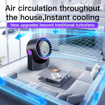 Misopily Rechargeable 100‑Speed Wall & Desk Fan with 180° Wide Oscillation, Ultra Quiet for Home, Office & Bedroom